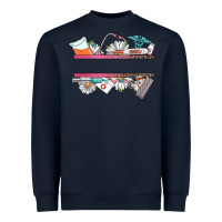 Navy custom name nurse Heavyweight Sweatshirt - CowGirlArtShop