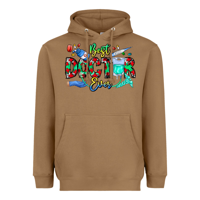 Best Doctor Ever Heavyweight Hoodie by CowhideDigitalArt | Teevron