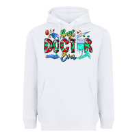 White Best Doctor Ever Heavyweight Hoodie - CowhideDigitalArt