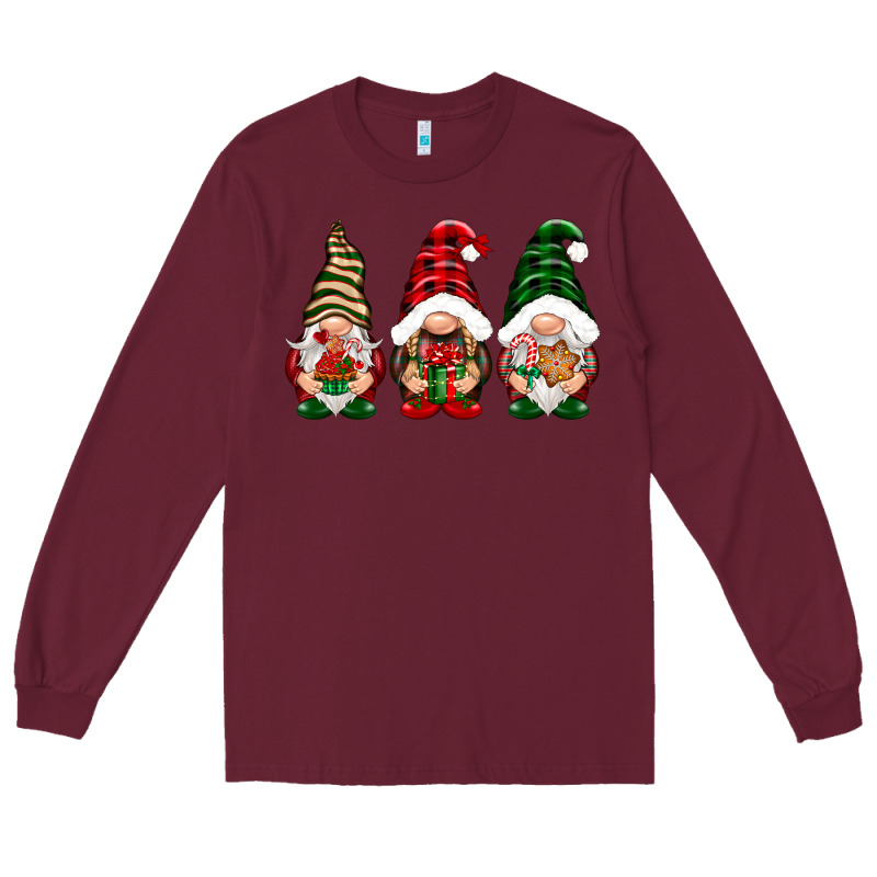 Christmas Gnomes Long Sleeve Tee by NancyCooperArtShop | Teevron
