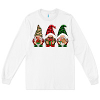 White Christmas gnomes Long Sleeve Tee - NancyCooperArtShop