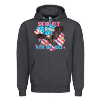 Smoke Stay fly for the 4th of July Zipper Hoodie - FaDigitalArtStudio