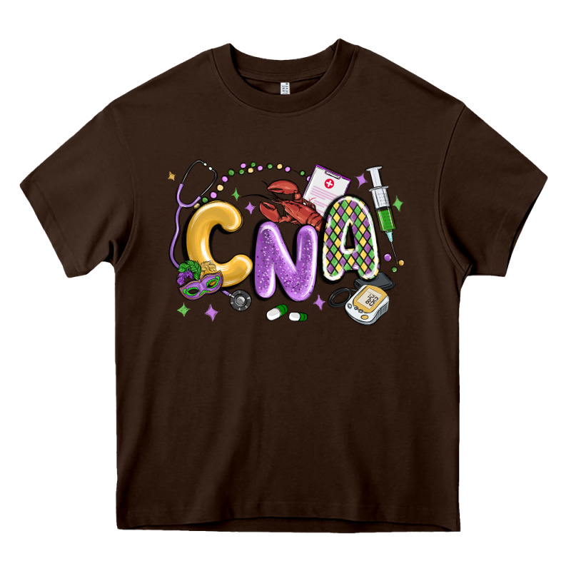 Cna Mardi Gras Heavy Core Tee by MaliasSmallBusiness | Teevron