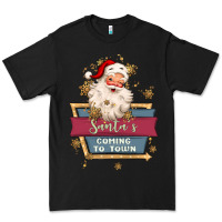 Black santa's coming to town Premium Tee - MaliasSmallBusiness