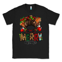 Black Christmas merry mama messy bun Classic Tee - Jasminsmagicworld
