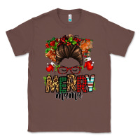 Chestnut Christmas merry mama messy bun Classic Tee - Jasminsmagicworld