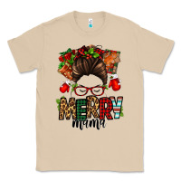Mushroom Christmas merry mama messy bun Classic Tee - Jasminsmagicworld