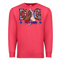 Cardinal America Dog Mama Premium Sweatshirt - CowhideDigitalArt