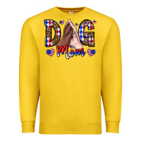 Lemon America Dog Mama Premium Sweatshirt - CowhideDigitalArt