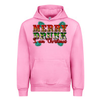 Fuchsia Pink Merry Drink I Am Christmas Urban Hoodie - Artiststas