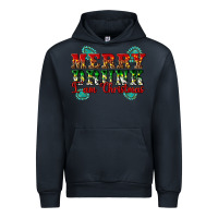 Navy Merry Drink I Am Christmas Urban Hoodie - Artiststas
