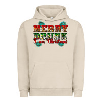Pigment French Oak Merry Drink I Am Christmas Urban Hoodie - Artiststas