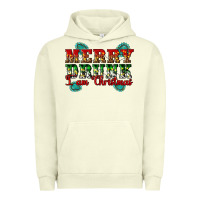 Pigment Pistachio Merry Drink I Am Christmas Urban Hoodie - Artiststas