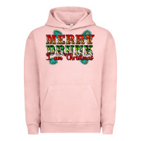Pigment Salmon Merry Drink I Am Christmas Urban Hoodie - Artiststas
