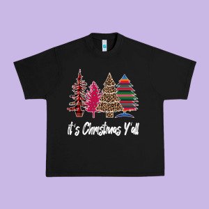Merry Christmas Pine Tree Urban Heavy Tee Designed By Bettercallsaul