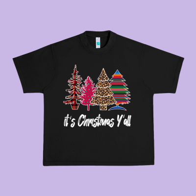 Merry Christmas Pine Tree Urban Heavy Tee Designed By Bettercallsaul