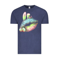 Vintage Denim Eared Paster Color Easter Lips Vintage Tee - Bettercallsaul
