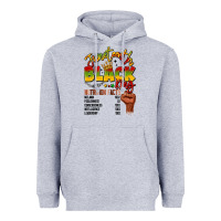 Heather Grey juneteenth black king Heavyweight Hoodie - LillyAllenDesigns