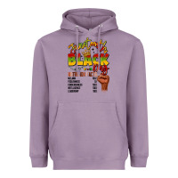 Lavender juneteenth black king Heavyweight Hoodie - LillyAllenDesigns