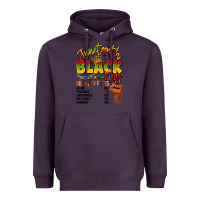 Plum juneteenth black king Heavyweight Hoodie - LillyAllenDesigns