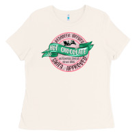 Bone reindeer brewed santa approved pink Ladies Tee - MaliasSmallBusiness
