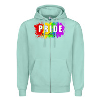 Seafoam Pride Day Zipper Hoodie - FaDigitalArtStudio