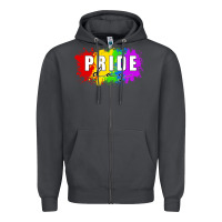 Smoke Pride Day Zipper Hoodie - FaDigitalArtStudio