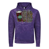 Cloud Purple I Run on Coffee and Christmas Cheer Vintage Hoodie - Bettercallsaul