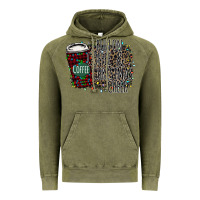Vintage Olive I Run on Coffee and Christmas Cheer Vintage Hoodie - Bettercallsaul