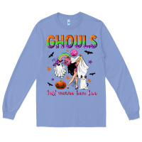 Colony Blue Ghouls just wanna have fun Long Sleeve Tee - NancyCooperArtShop