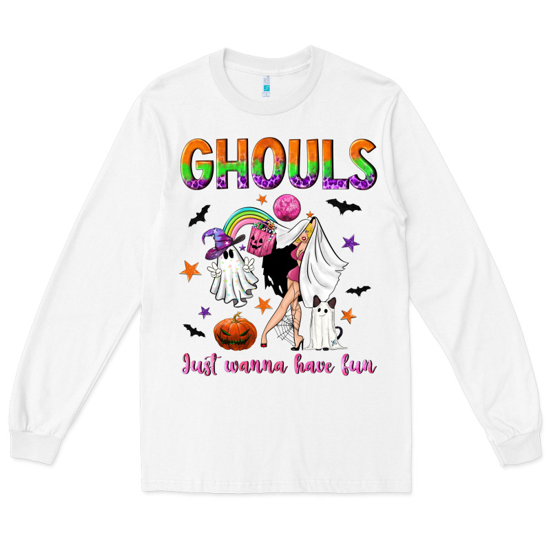 Ghouls Just Wanna Have Fun Long Sleeve Tee by NancyCooperArtShop | Teevron