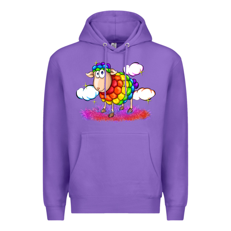 Rainbow Sheep Pride Premium Hoodie by FaDigitalArtStudio | Teevron