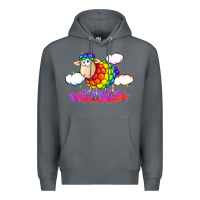 Rock rainbow sheep pride Premium Hoodie - FaDigitalArtStudio