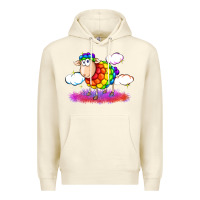 Sandshell rainbow sheep pride Premium Hoodie - FaDigitalArtStudio
