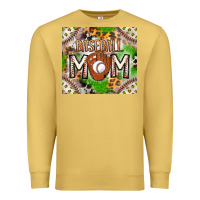 Antique Gold Baseball Mom Premium Sweatshirt - CowhideDigitalArt