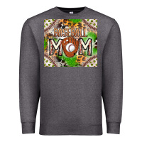 Charcoal Heather Baseball Mom Premium Sweatshirt - CowhideDigitalArt