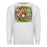 Oatmeal Heather Baseball Mom Premium Sweatshirt - CowhideDigitalArt