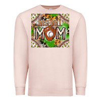 Pale Pink Baseball Mom Premium Sweatshirt - CowhideDigitalArt