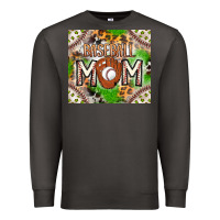 Smoke Baseball Mom Premium Sweatshirt - CowhideDigitalArt