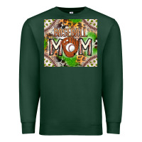 Sports Green Baseball Mom Premium Sweatshirt - CowhideDigitalArt