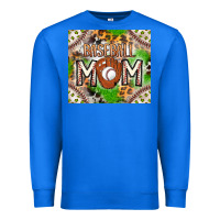 True Royal Baseball Mom Premium Sweatshirt - CowhideDigitalArt