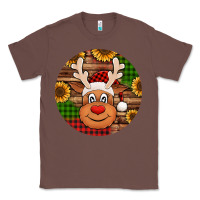 Chestnut cute reindeer head Christmas Classic Tee - Jasminsmagicworld