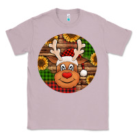 Lilac cute reindeer head Christmas Classic Tee - Jasminsmagicworld