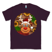 Plum cute reindeer head Christmas Classic Tee - Jasminsmagicworld