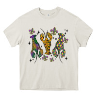 Cream mardi gras crawfish Heavy Core Tee - MaliasSmallBusiness