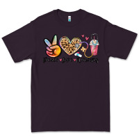 Plum peace love nursing Premium Tee - MaliasSmallBusiness