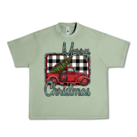 Merry Christmas Truck Urban Heavy Tee | Teevron