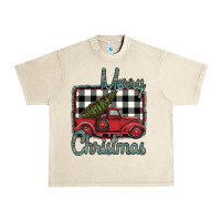 Sandshell Merry Christmas Truck Urban Heavy Tee - Bettercallsaul