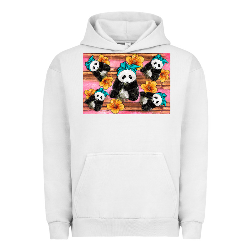 Baby Panda Flowers Urban Hoodie by Artiststas | Teevron