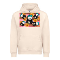 Sandshell Baby panda flowers Urban Hoodie - Artiststas